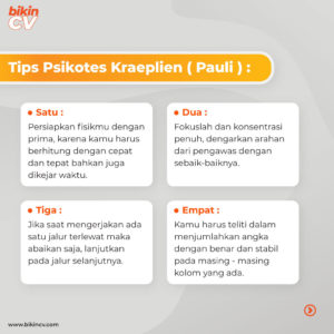 Tips Lolos Psikotes Kraeplien (Pauli) Saat Melamar Kerja