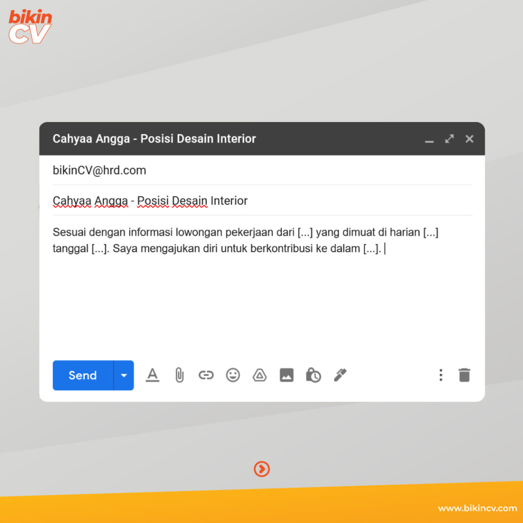Contoh Surat Pembuka Lamaran Kerja - Blog BikinCV