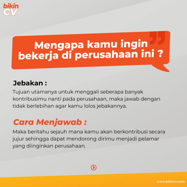 6 Pertanyaan Jebakan Dan Jawabannya Saat Interview - Blog BikinCV