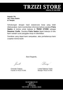 Contoh Surat Panggilan Kerja Terbaru Yang Baik Dan Benar - Blog BikinCV