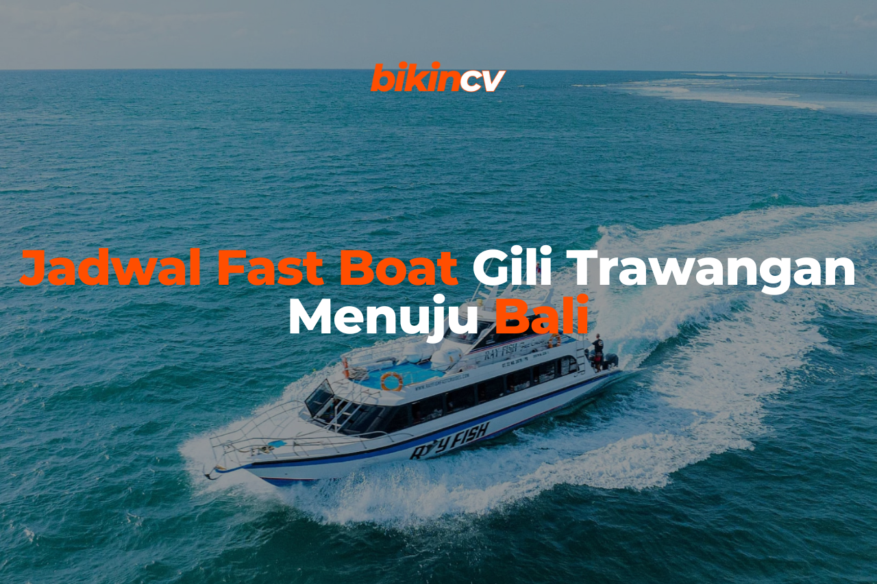 Jadwal Fast Boat Gili Trawangan Menuju Bali