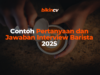 Contoh Pertanyaan dan Jawaban Interview Barista 2025